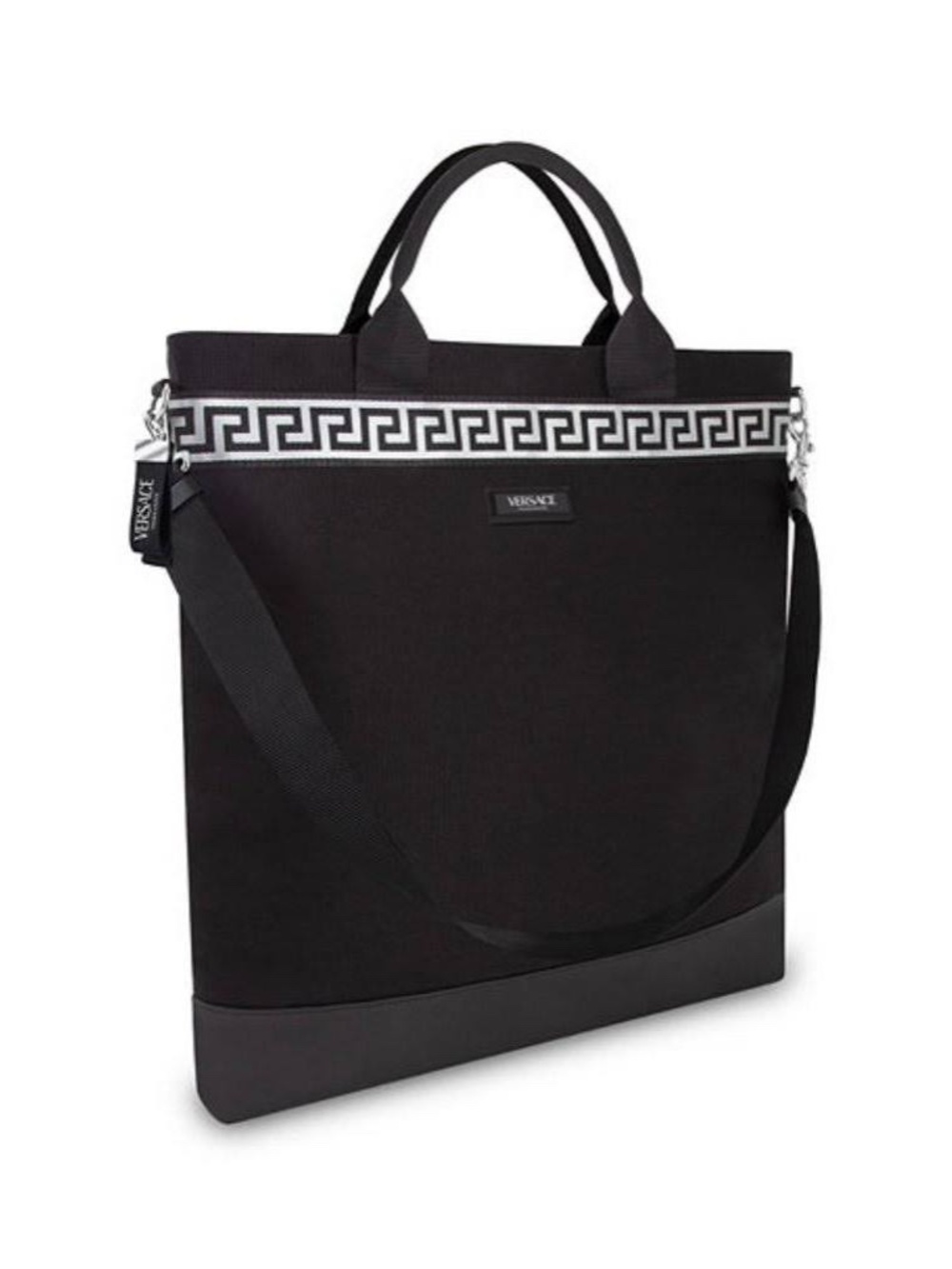 Versace fragrances institutional black canvas bag for Men 15.5in by 16in